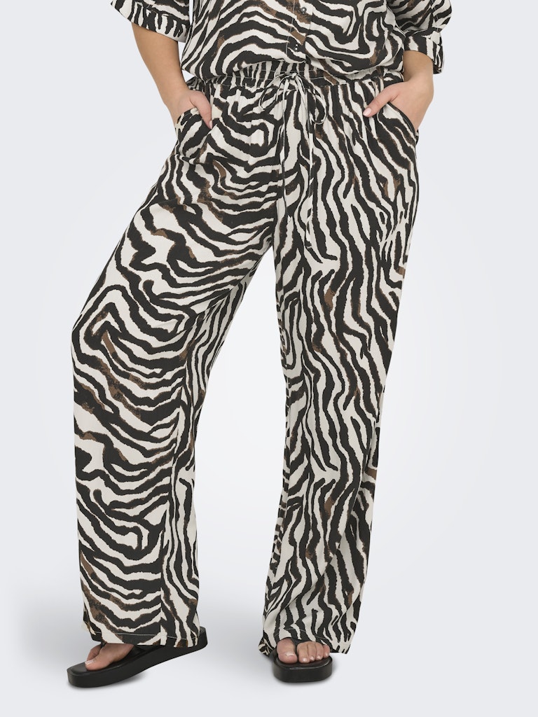 Only Carmakoma CARBERTE PANTS AOP Pumice Stone