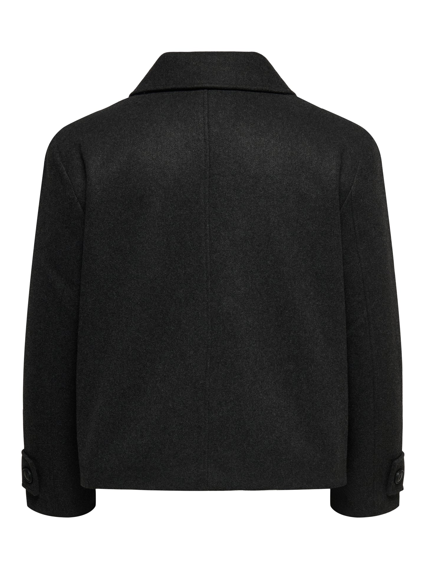 Only Carmakoma CARFREJA LIFE SHORT DB JACKET OTW NOOS Dark Grey Melange