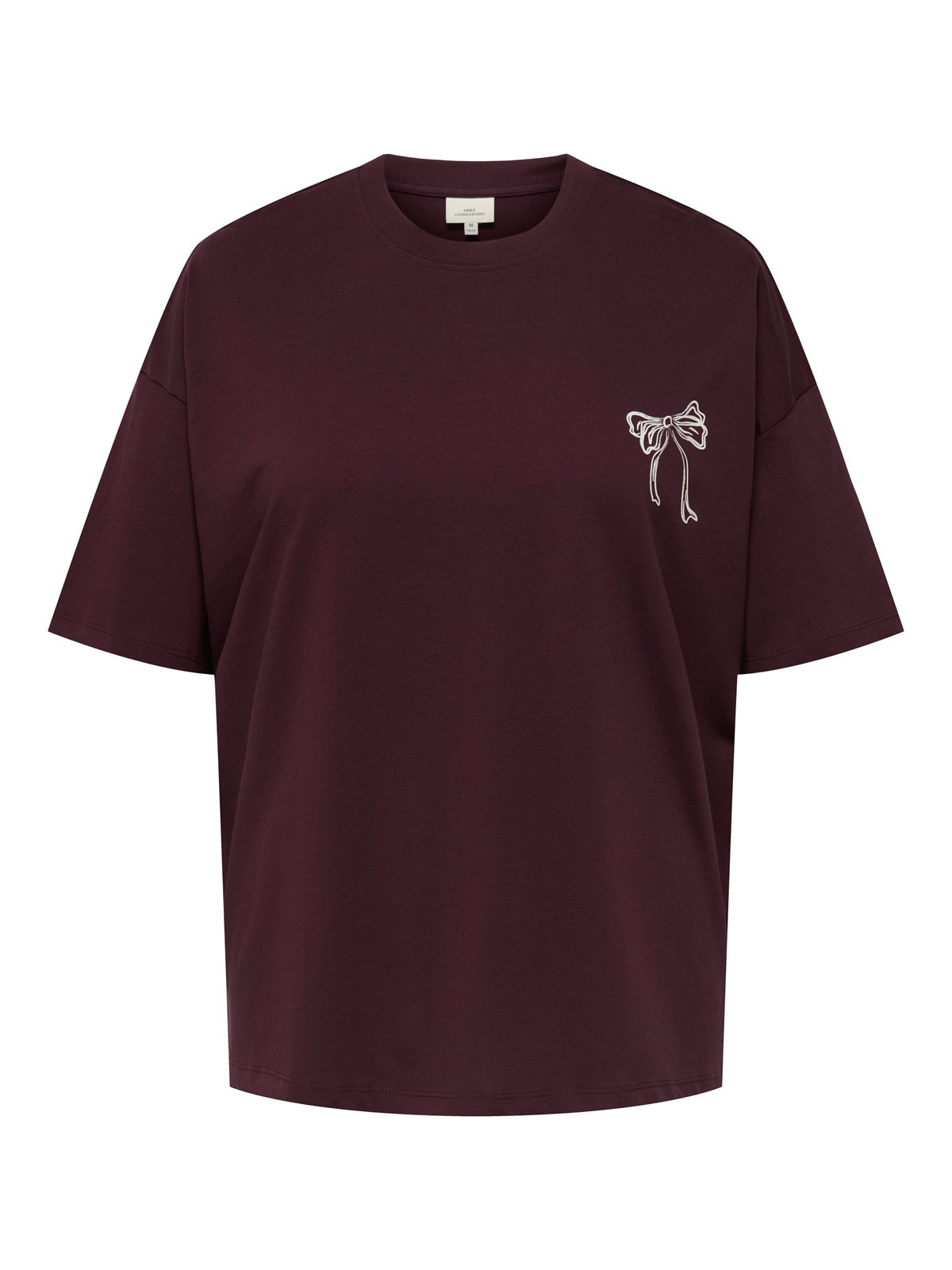 ONLY CARMAKOMA CARWINOVA LIFE S/S O-NECK LOOSE TEE JRS