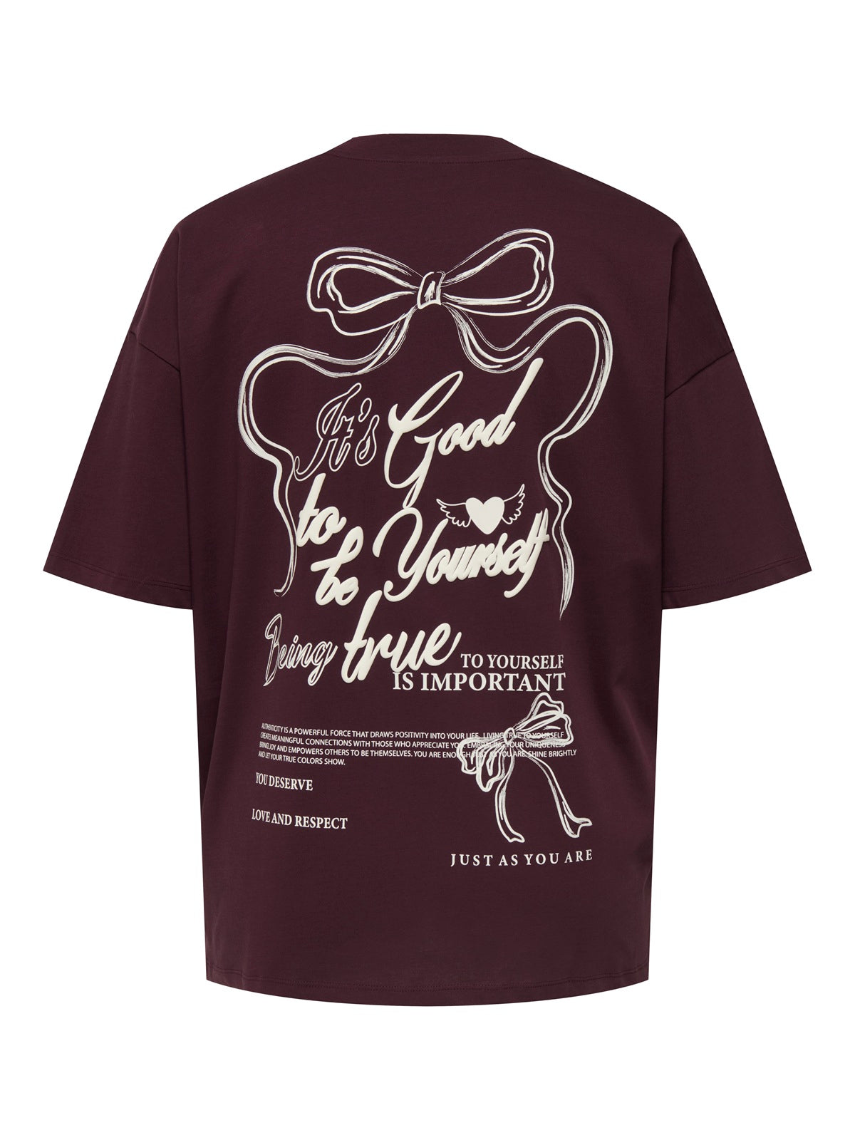 ONLY CARMAKOMA CARWINOVA LIFE S/S O-NECK LOOSE TEE JRS