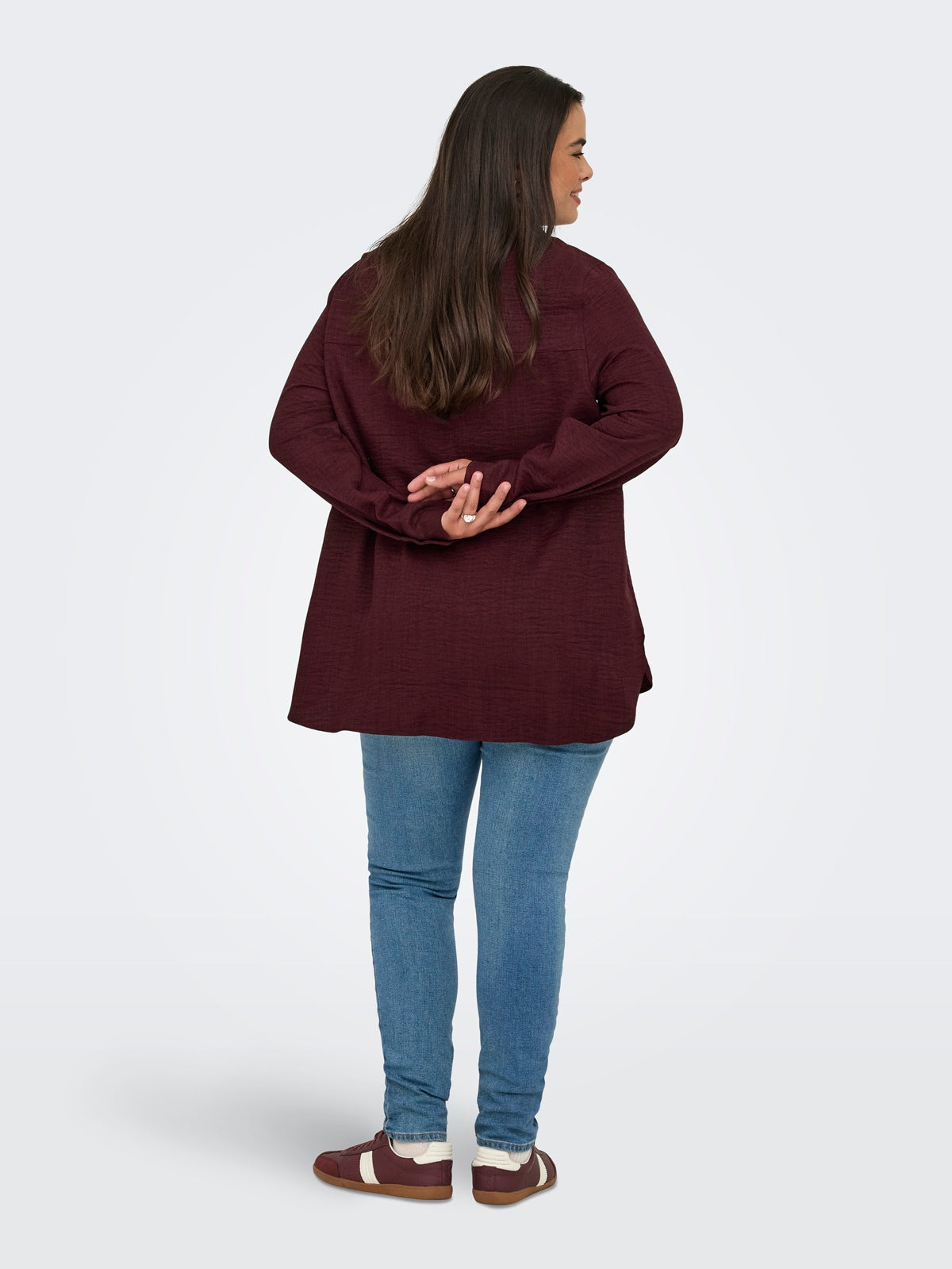 ONLY CARMAKOMA CARBAY LS SHIRT WVN BF PAARS