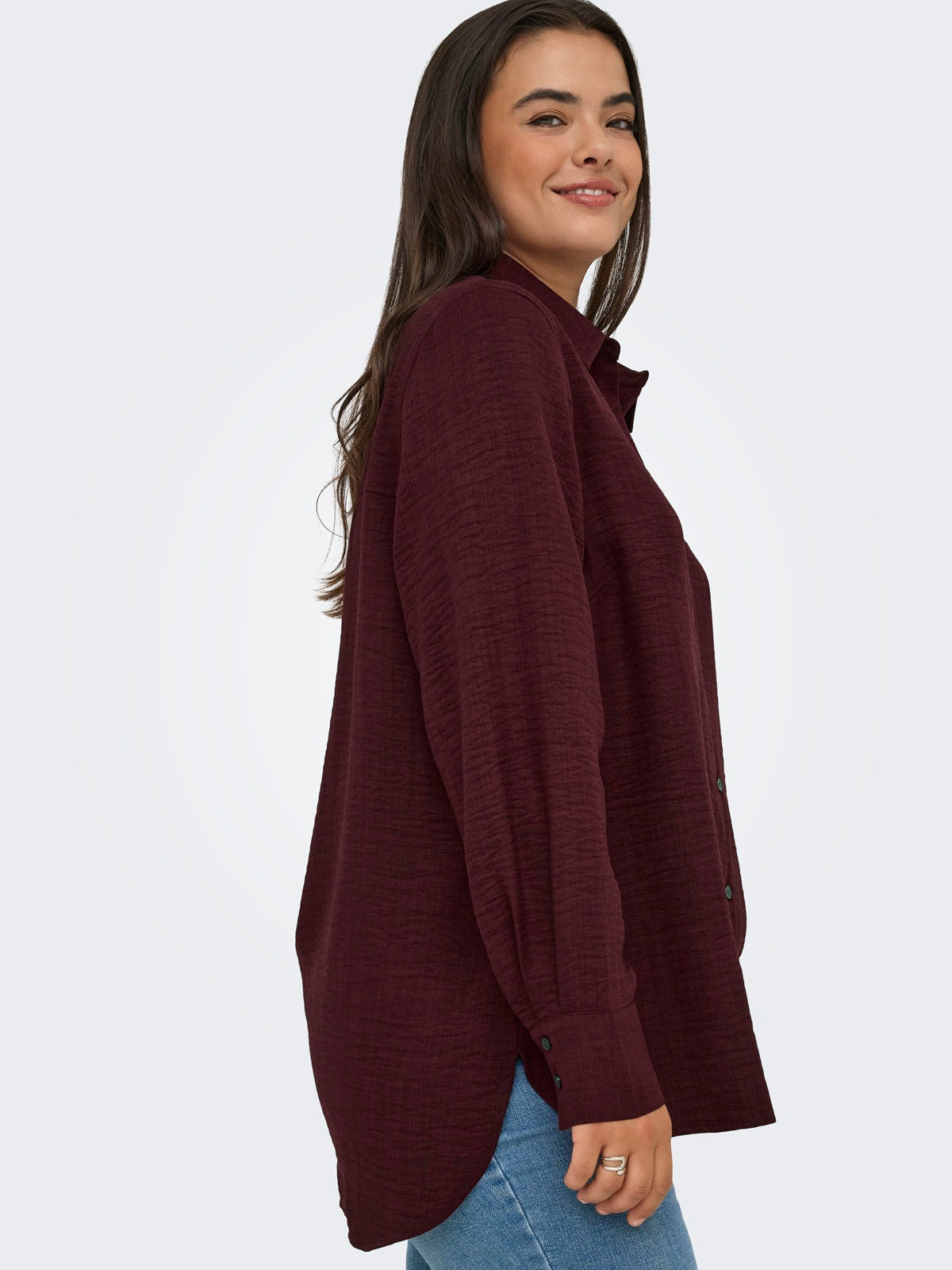 ONLY CARMAKOMA CARBAY LS SHIRT WVN BF PAARS