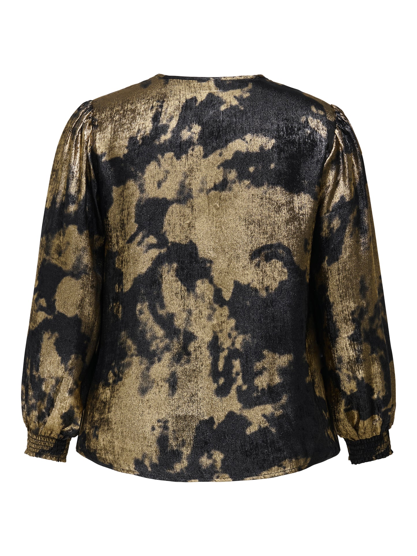 ONLY CARMAKOMA CARDIXIE LS V-NECK TOP AOP