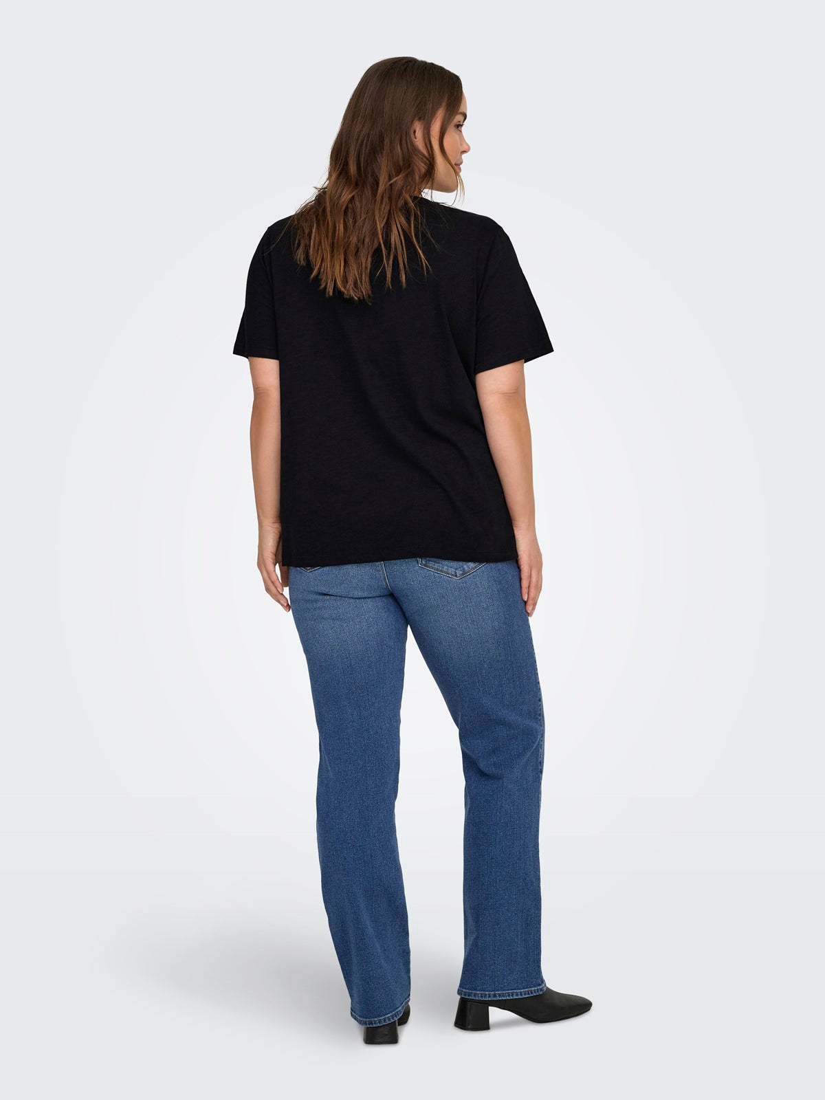ONLY CARMAKOMA CARKITA LIFE SS O-NECK JEANS TEE JRS