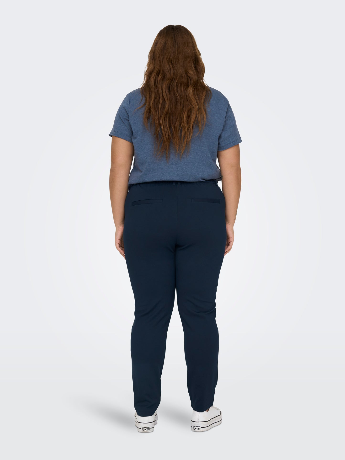 ONLY CARMAKOMA CARGOLDTRASH LIFE CLASSIC PANT BLAUW