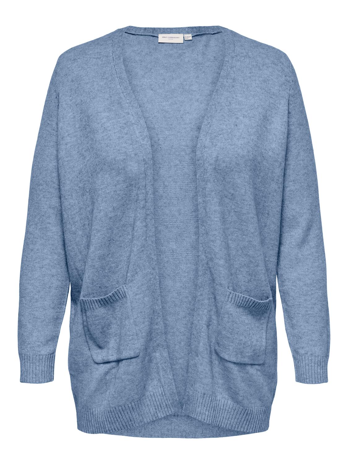 Only Carmakoma CARESLY L/S OPEN CARDIGAN KNT NOOS Allure