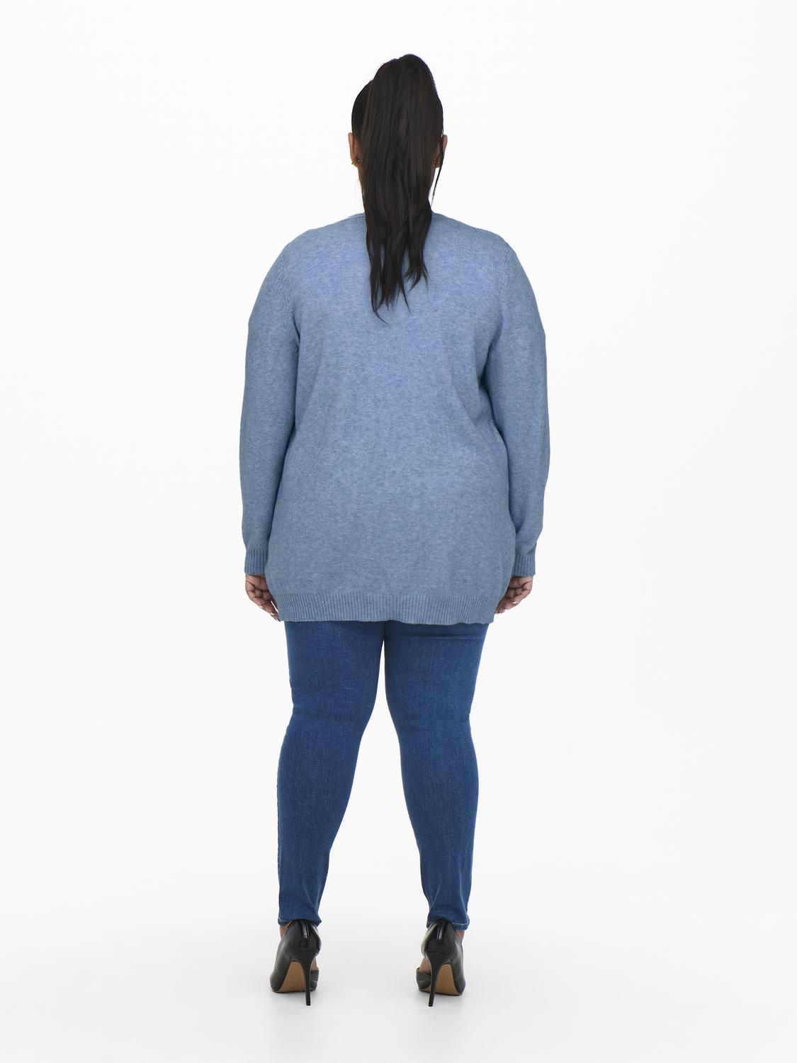 Only Carmakoma CARESLY L/S OPEN CARDIGAN KNT NOOS Allure