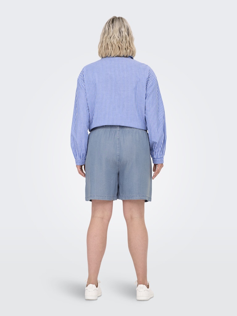 Only Carmakoma CARPEMA LIFE LYOCELL DNM SHORTS YOK light blue