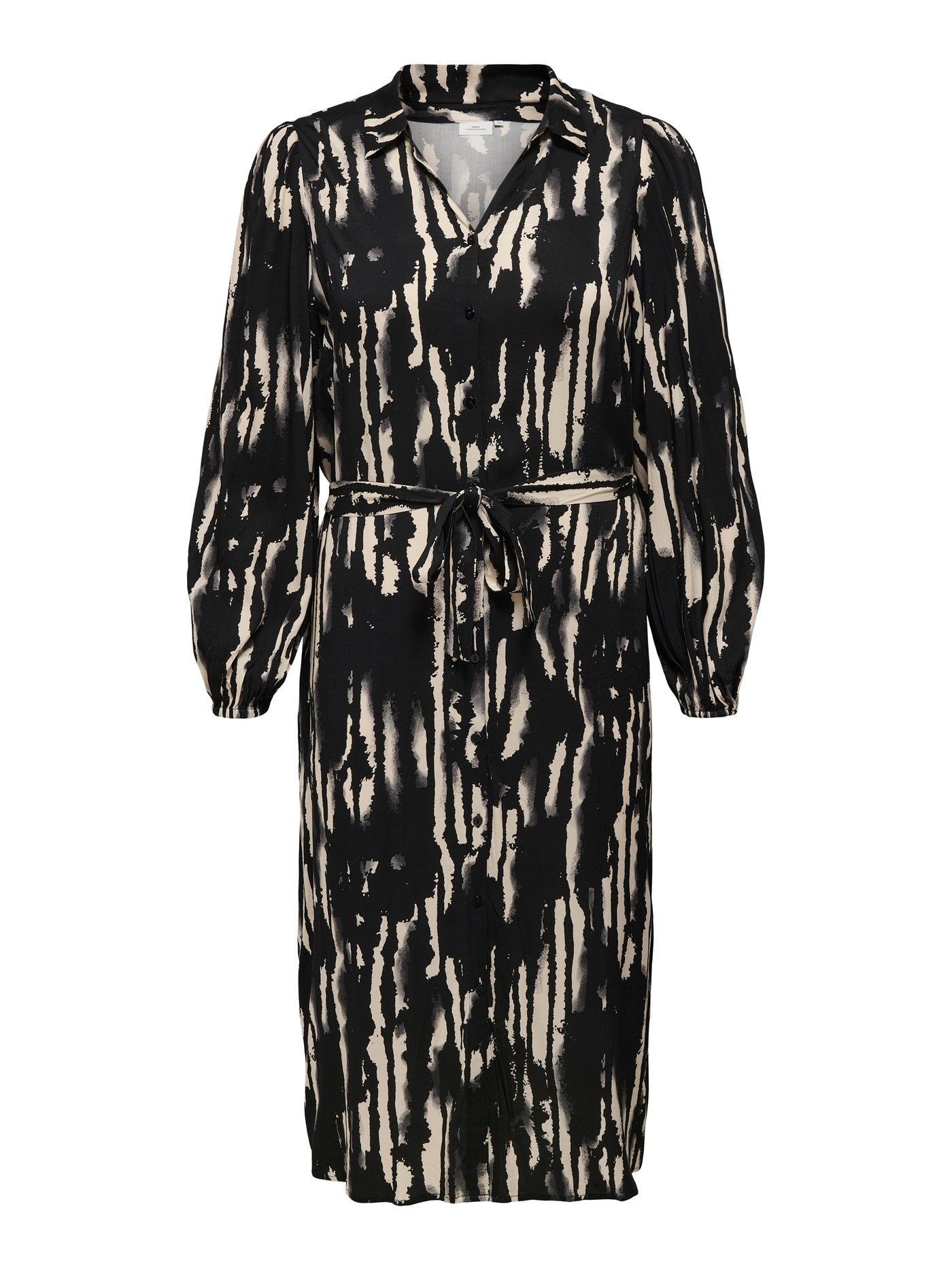 ONLY CARMAKOMA CARMIKAELA LS CALF SHIRT DRESS