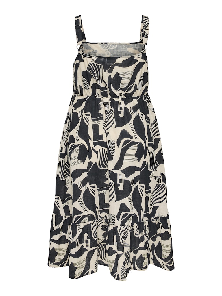 Only Carmakoma CARMALUSI S/L CALF DRESS AOP Pumice Stone
