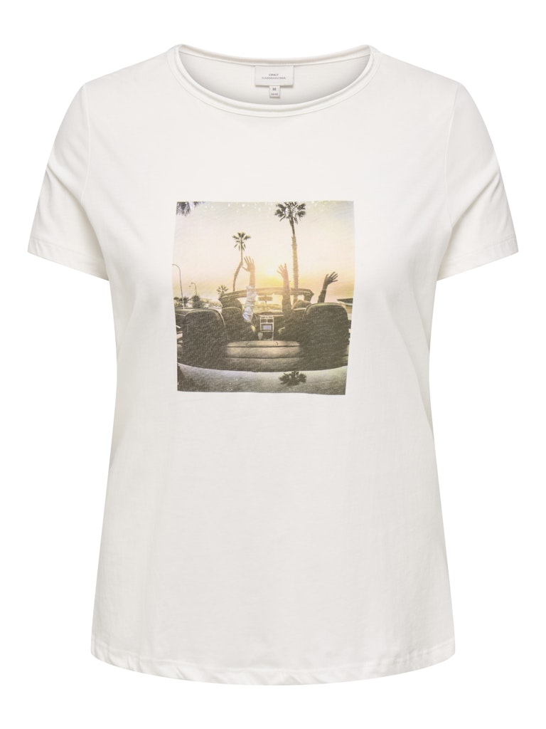 Only Carmakoma CARARNA LIFE SS REG TEE JRS wit