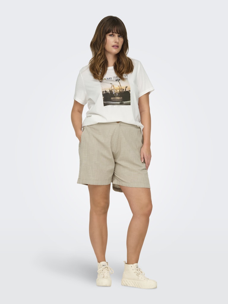 Only Carmakoma CARARNA LIFE SS REG TEE JRS wit
