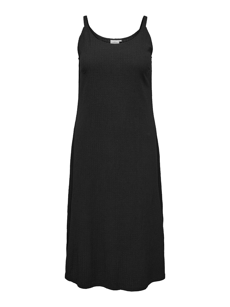 Only Carmakoma CARCALLIE STRAP SL MIDI DRESS JRS zwart