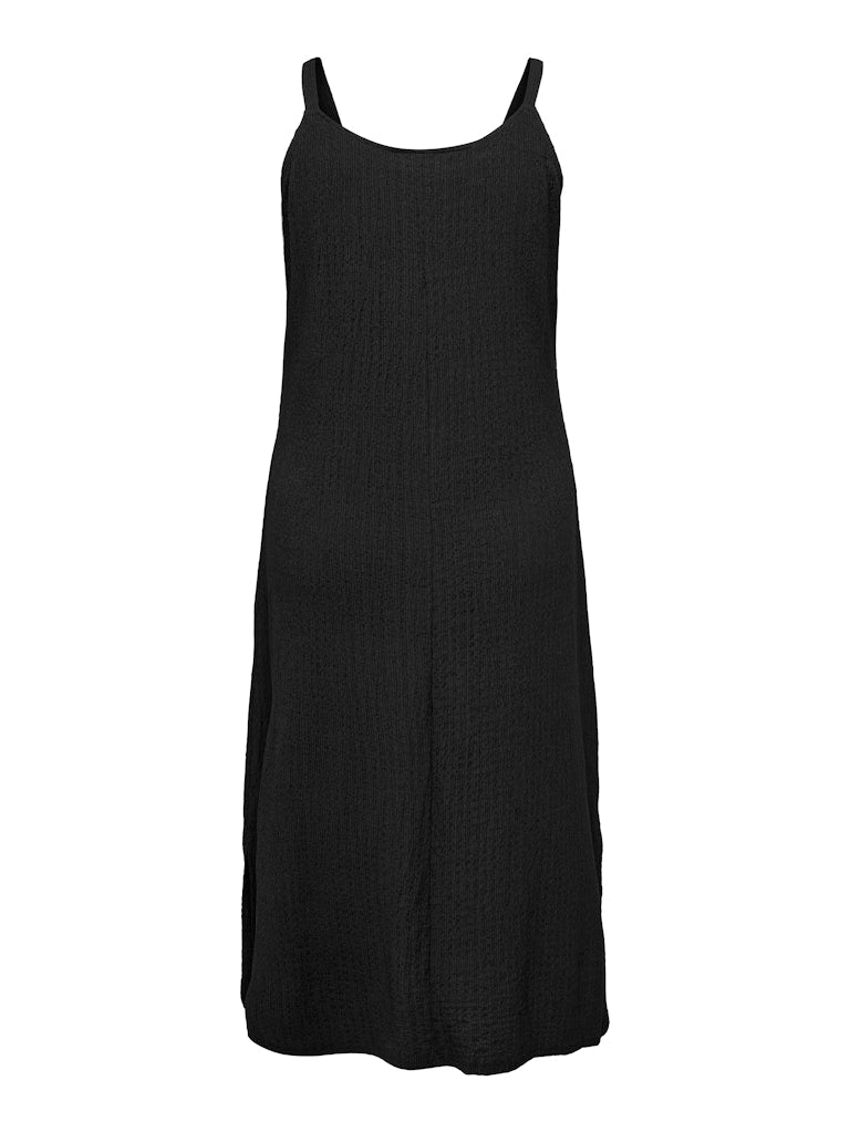 Only Carmakoma CARCALLIE STRAP SL MIDI DRESS JRS zwart