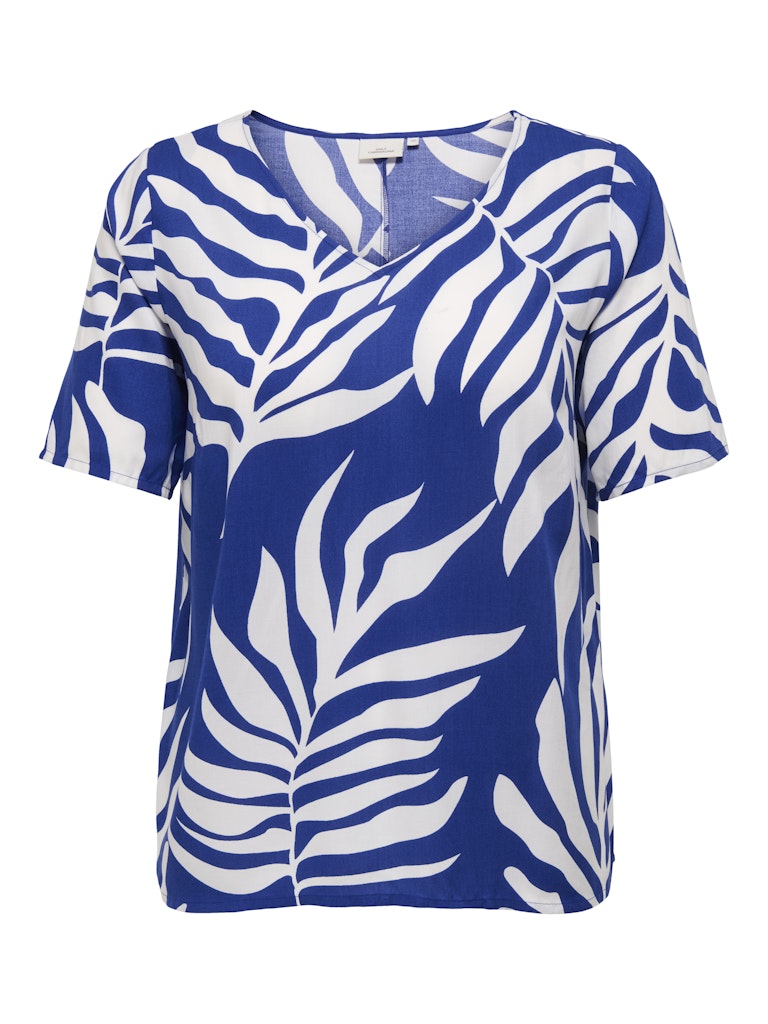 Only Carmakoma CARHELEN LIFE SS TOP AOP BS Mazarine Blue