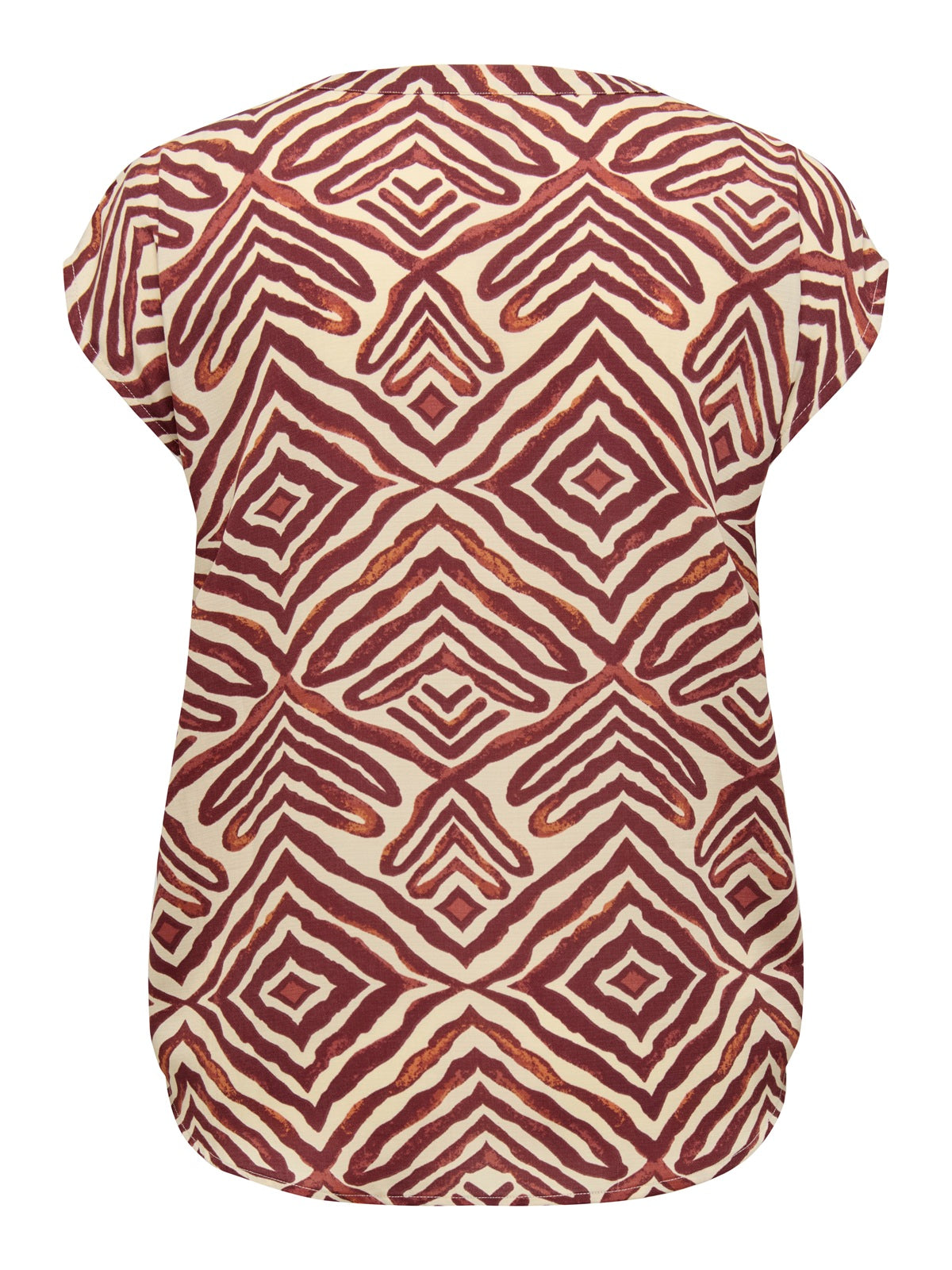 ONLY CARMAKOMA CARSHILLA SL SHIRT AOP VISCOSE
