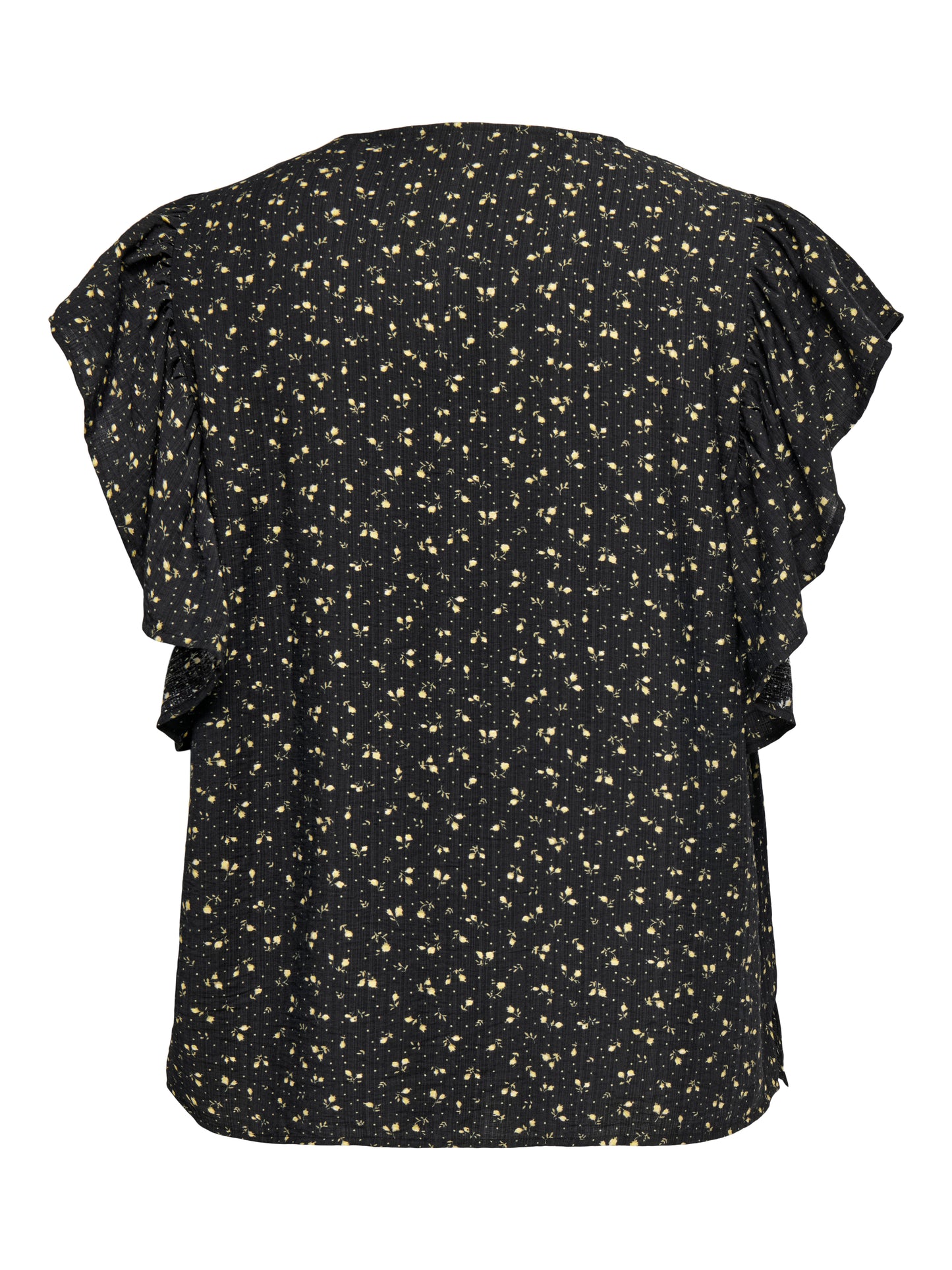 ONLY CARMAKOMA CARALBERTHE S/S V-NECK TOP AOP