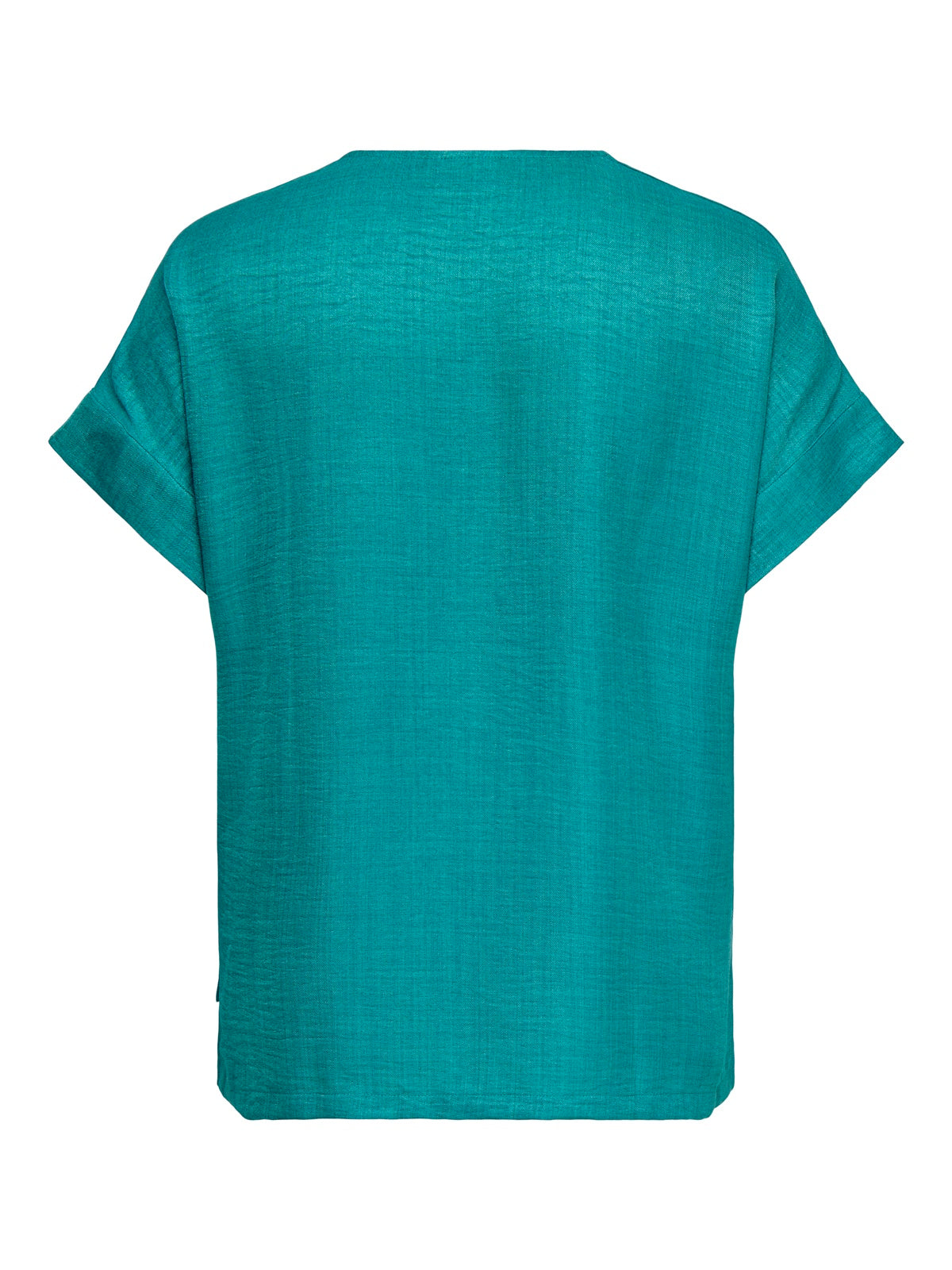 ONLY CARMAKOMA CARBAY S/S V-NECK TOP WVN