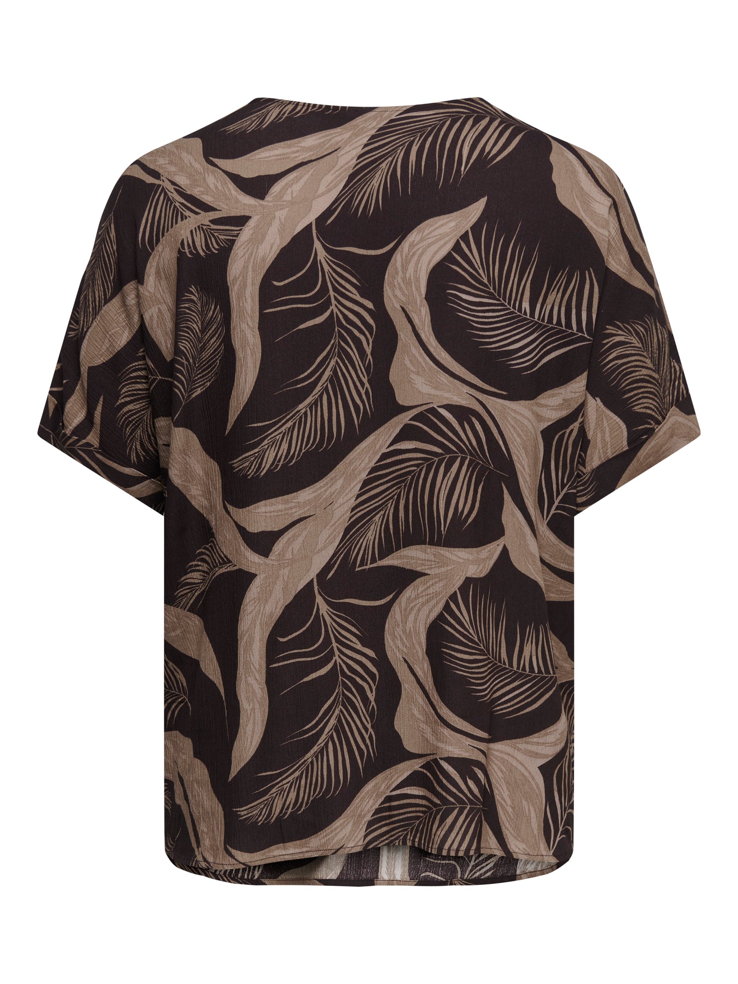 ONLY CARMAKOMA CARVILMA S/S BOATNECK TOP AOP