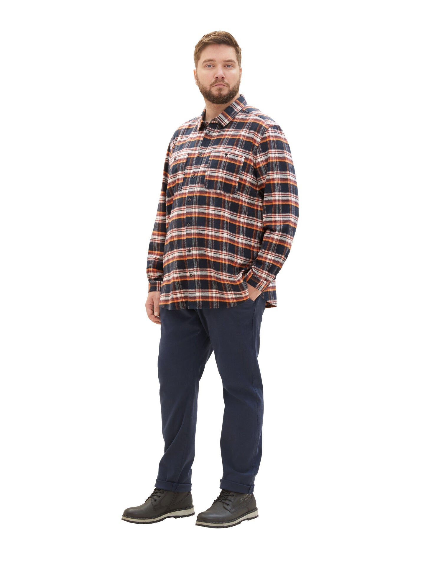 TOM TAILOR OVERHEMD MEERKLEURIG BIG MEN SIZE