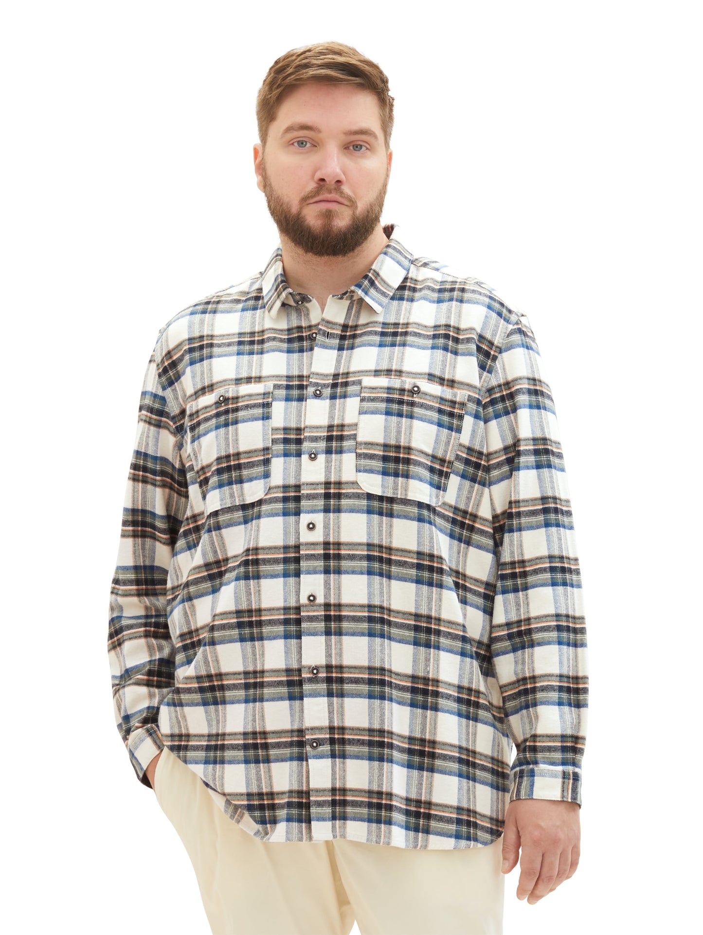 TOM TAILOR OVERHEMD MEERKLEURIG BIG MEN SIZE