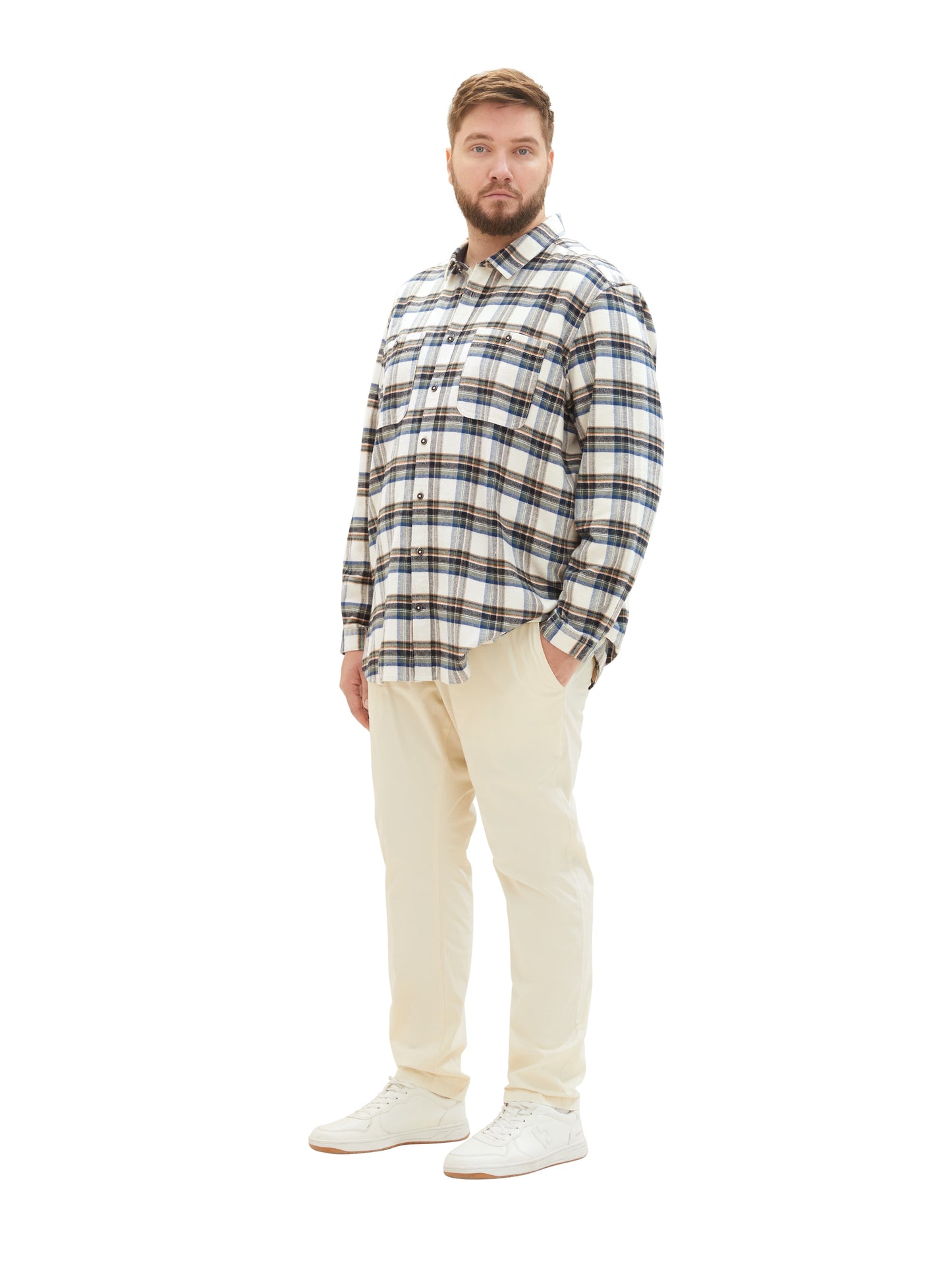 TOM TAILOR OVERHEMD MEERKLEURIG BIG MEN SIZE