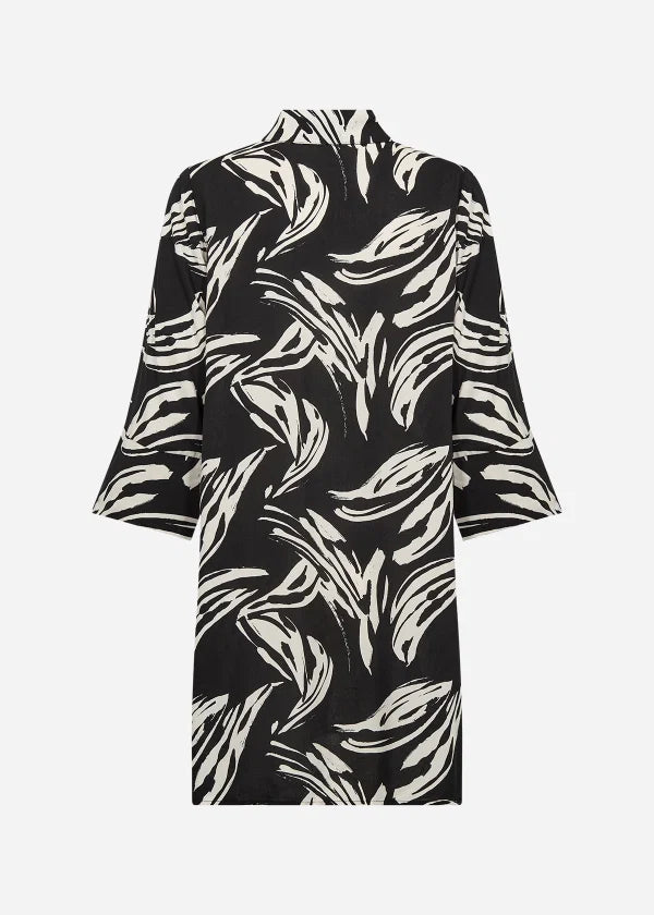 Wasabi JULIETTE AOP 3 Jurk zwart
