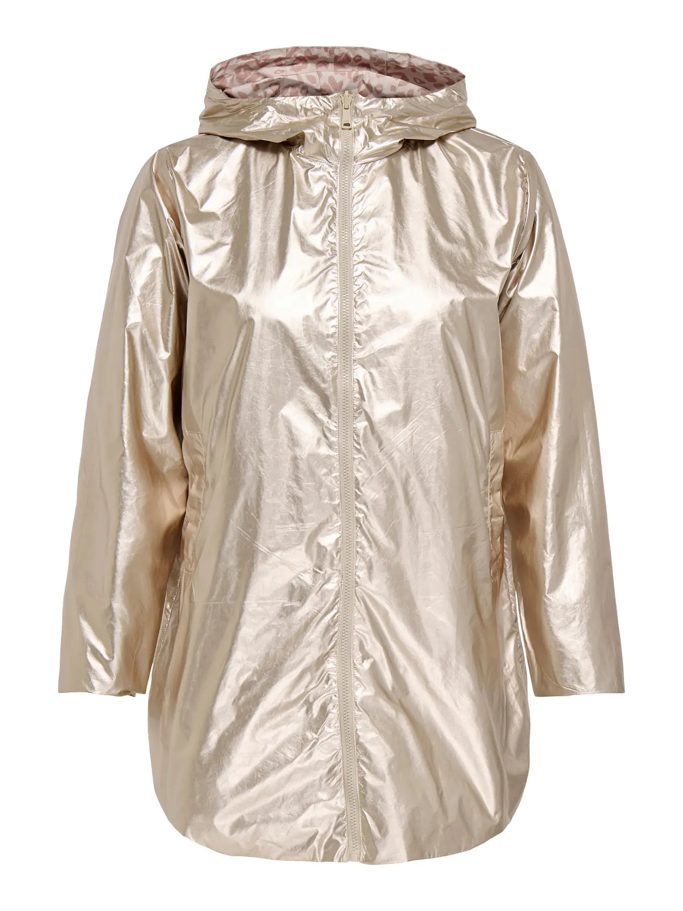 ONLY CARMAKOMA CARFRY LIFE REVERSIBLE LEO COAT OTW