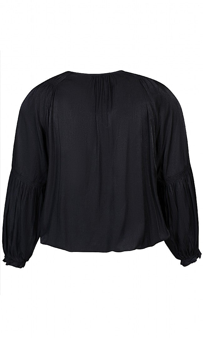 Zhenz Legacy blouse zwart