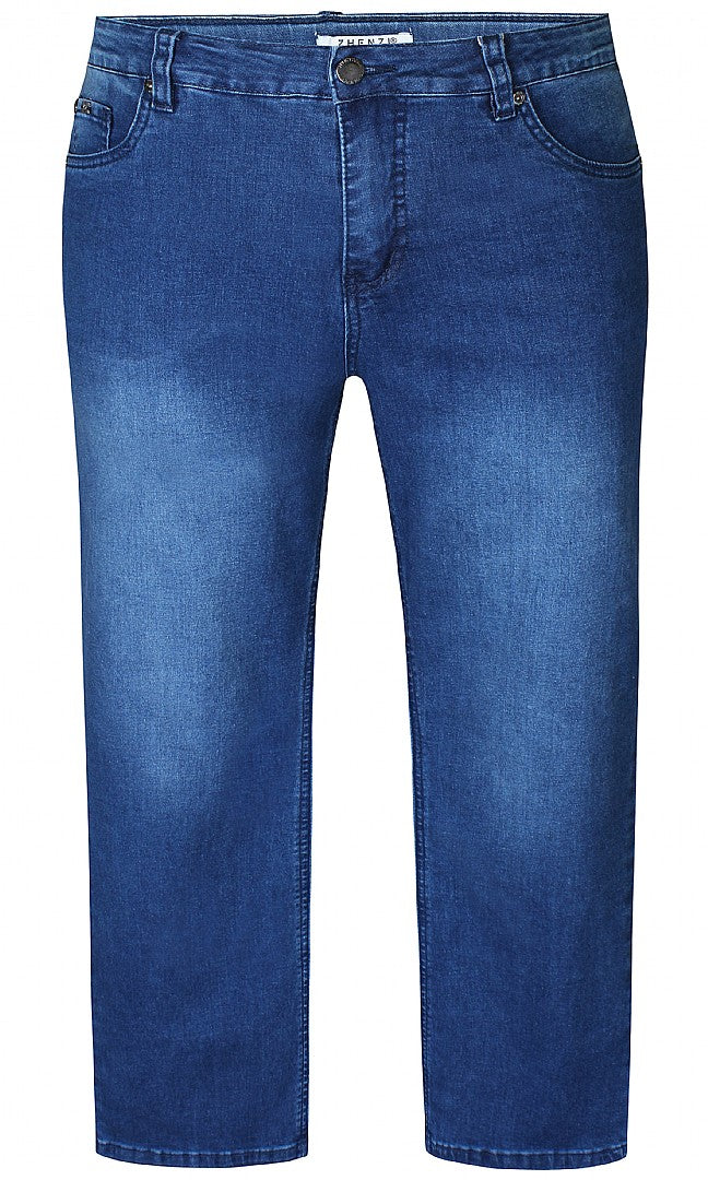 Zhenzi broek shake fit denim blue