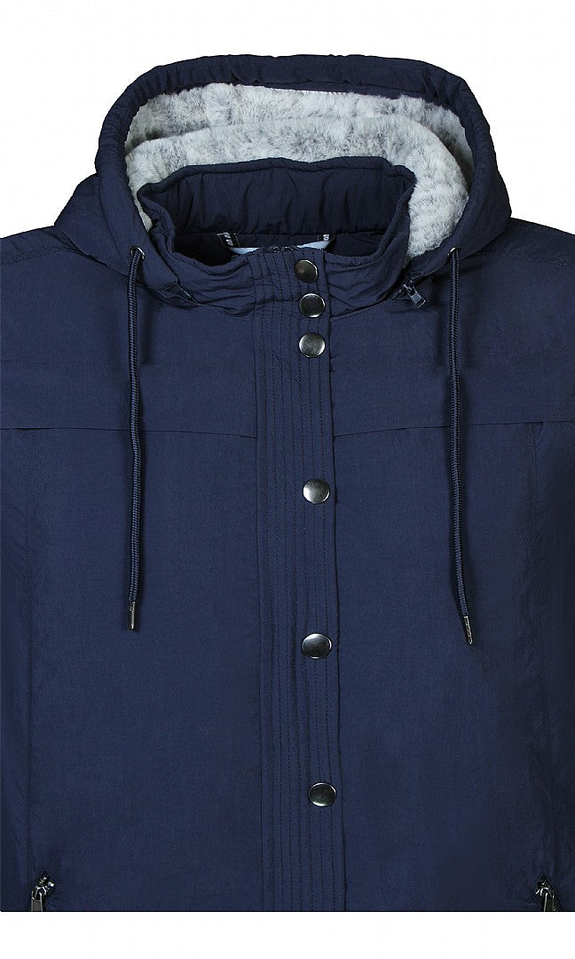 Zhenzi Wynter 345 Jas/coat Donkerblauw