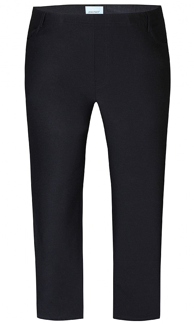 Zhenzi Twist fit broek zwart