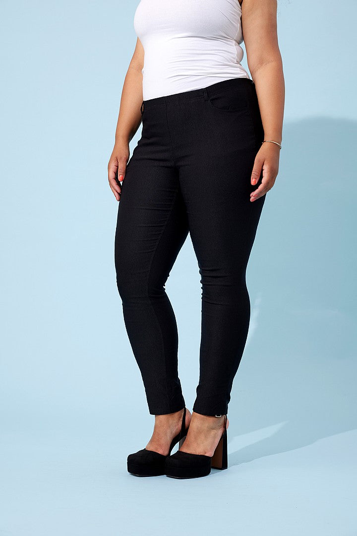 Zhenzi Twist fit broek zwart