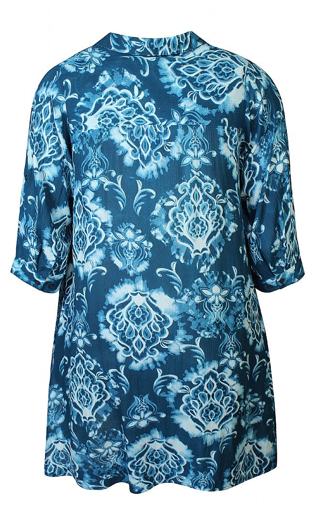Zhenzi Cacy 498 Jurk Blauw