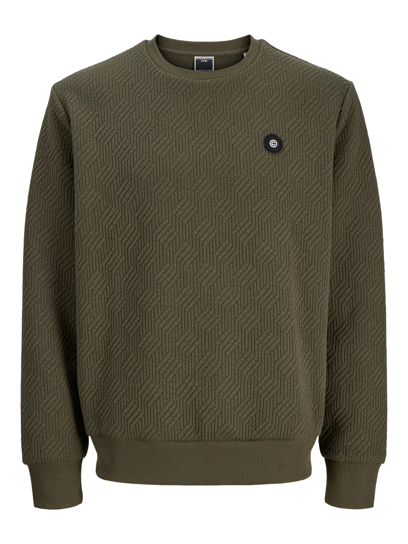 JCOGEO SWEAT CREW NECK SMU PLS GROEN