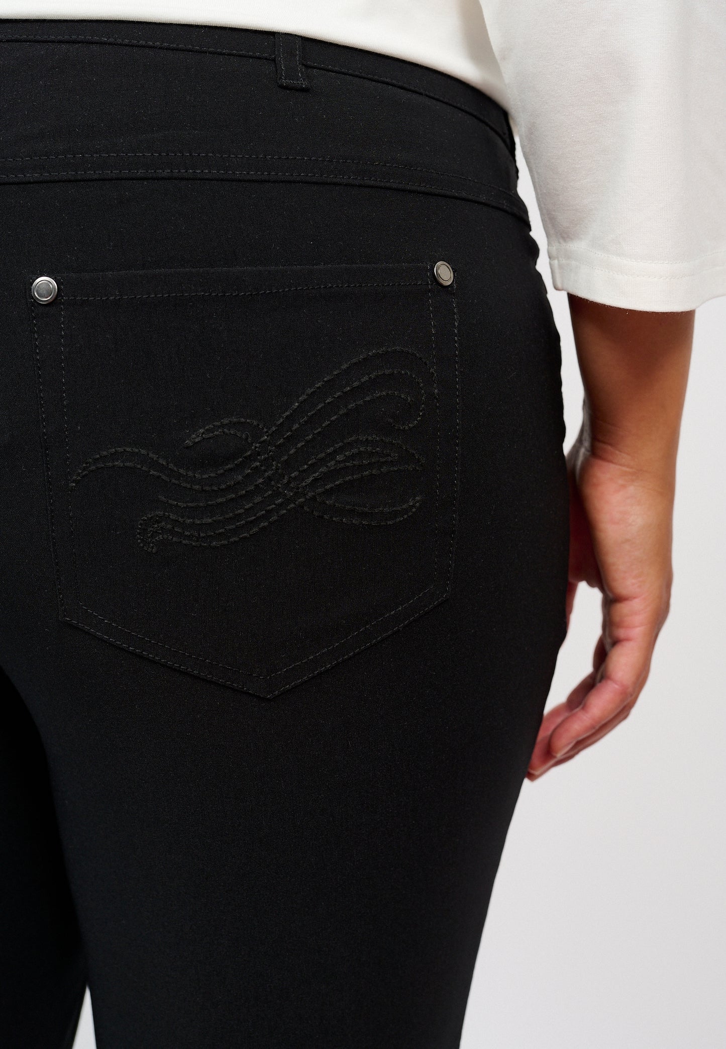 Ciso Bengalin Broek Zwart