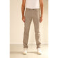 NEW-STAR NYON PANTS SLIM FIT PRINTED TWILL SAND