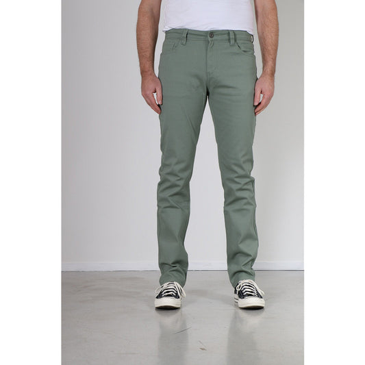 NEW-STAR NYON PANTS SLIM FIT PRINTED TWILL GREEN