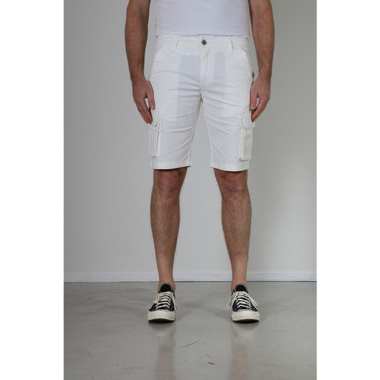 NEW STAR PANTS BERMUDA STRETCH KLEUR WHITE