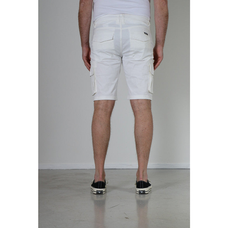NEW STAR PANTS BERMUDA STRETCH KLEUR WHITE
