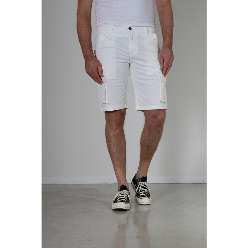 NEW STAR PANTS BERMUDA STRETCH KLEUR WHITE