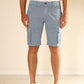 NEW STAR PANTS BERMUDA STRETCH POPLIN LIGHT BLUE