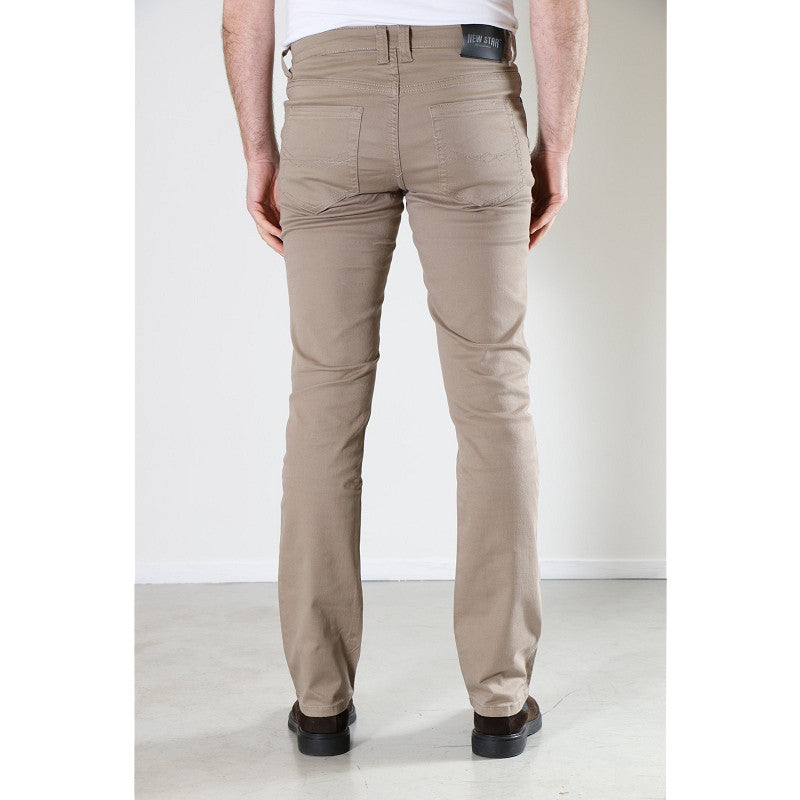 NEW-STAR JACKSONVI-TW-95-321 PANTS REGULAR STRETCH TWILL LIGHT TAUPE