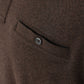 Casa Moda patterned polo shirt 1/1 sleeve brown