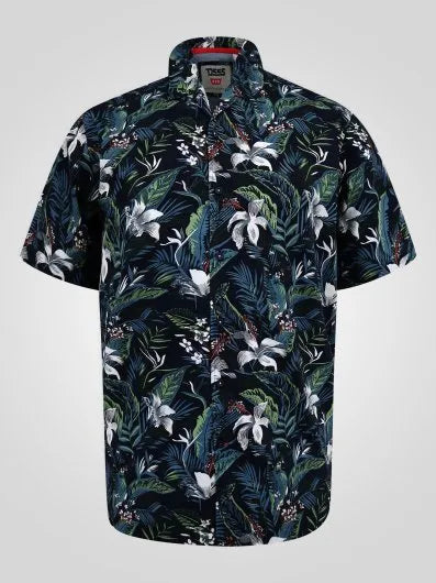 Duke 555 Corden Hawaiian Resort Shirt Printed Big Size