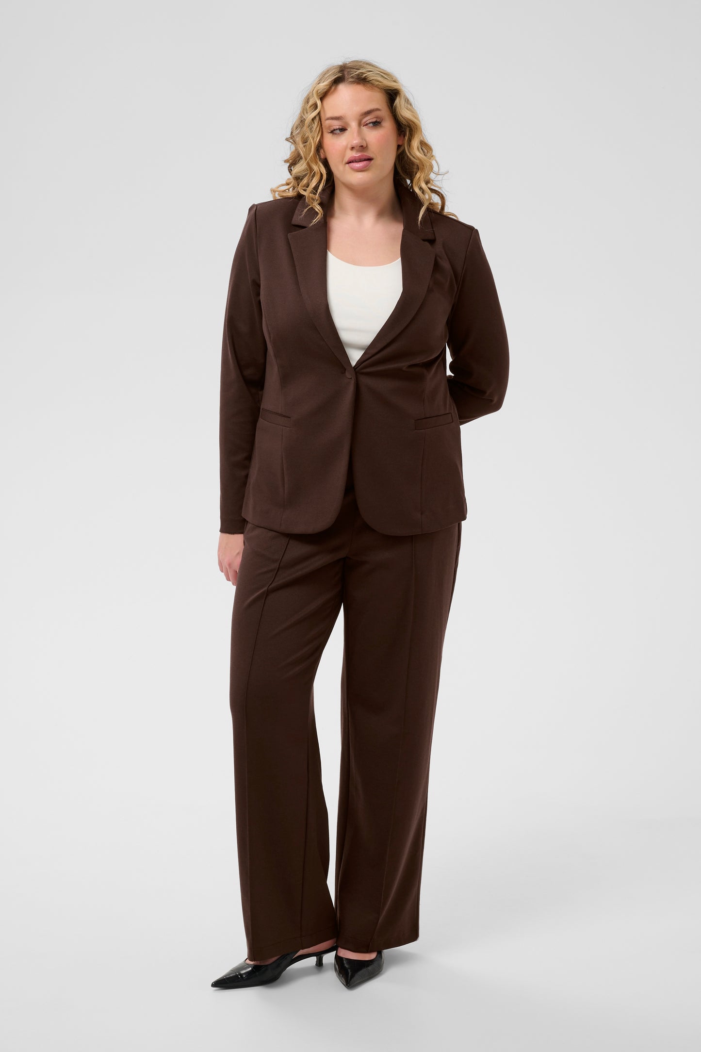 Kaffe Curve KCjenna Blazer Fudge