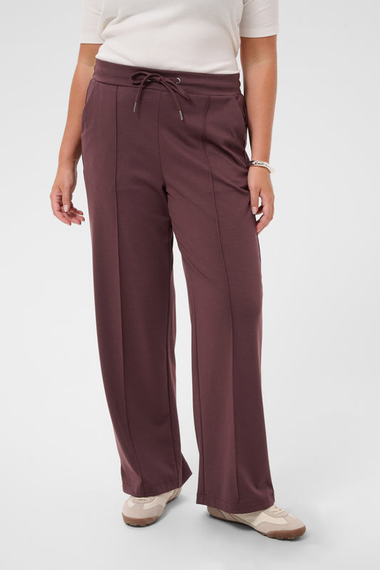Kaffe Curve KCjenna Straight Pants Fudge