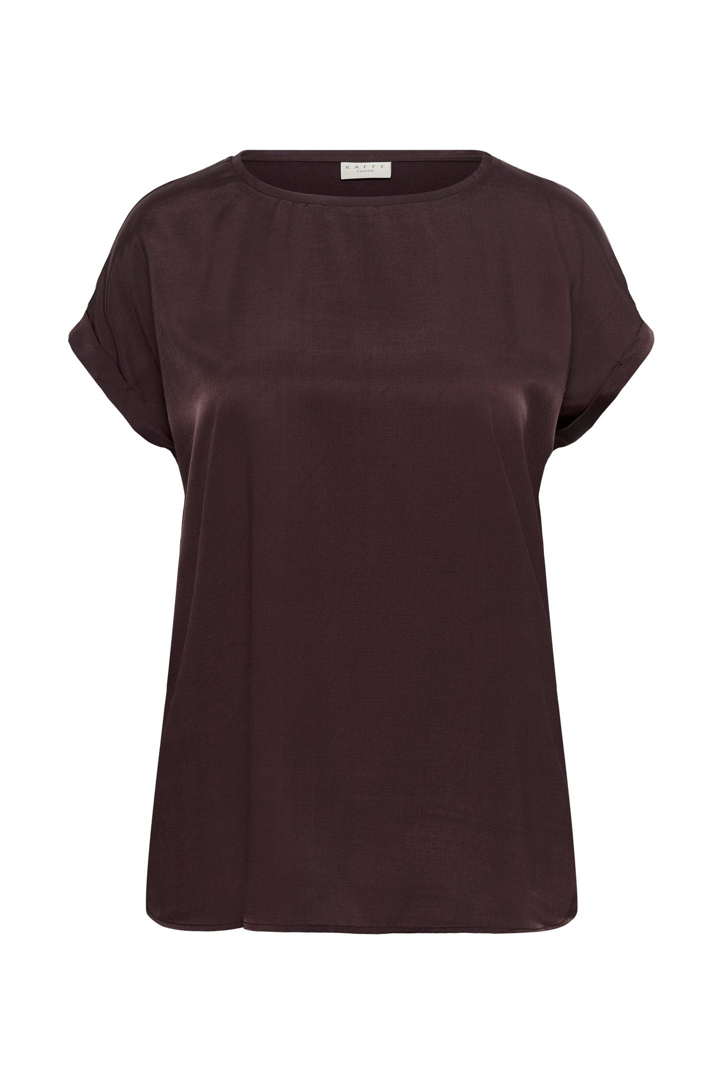 Kaffe Curve KCmilia Wing SL Blouse Fudge