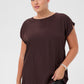 Kaffe Curve KCmilia Wing SL Blouse Fudge