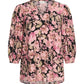 KCsarina Blouse Pink Flower Print